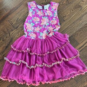 Matilda Jane Fushia Floral Dress size 12
